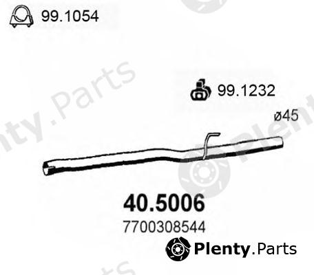  ASSO part 40.5006 (405006) Exhaust Pipe