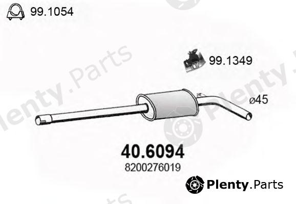  ASSO part 40.6094 (406094) Middle Silencer