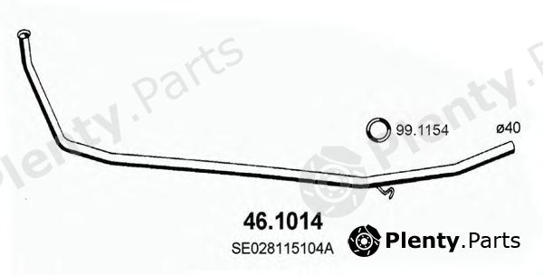  ASSO part 46.1014 (461014) Exhaust Pipe