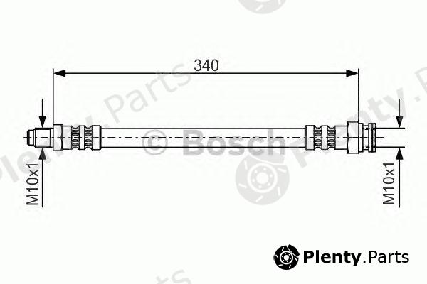  BOSCH part 1987476393 Brake Hose