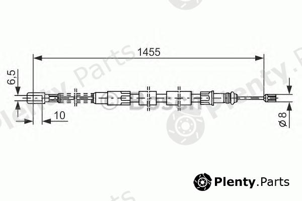  BOSCH part 1987477040 Cable, parking brake