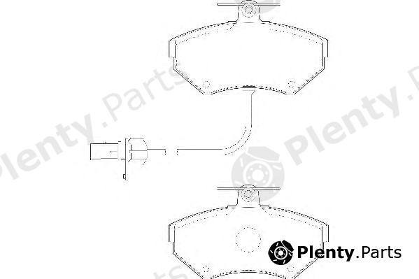  WAGNER part WBP21945B Brake Pad Set, disc brake