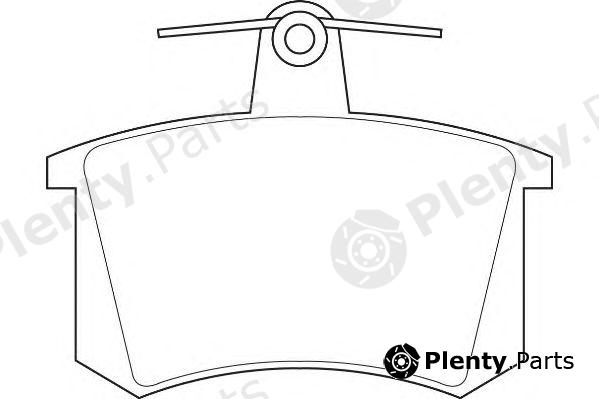  WAGNER part WBP21144A Brake Pad Set, disc brake