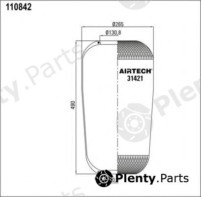  AIRTECH part 31421 Boot, air suspension