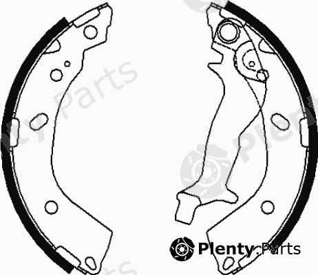  TEXTAR part 91074500 Brake Shoe Set