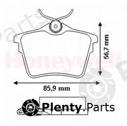  JURID part 573133J Brake Pad Set, disc brake