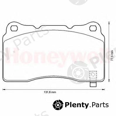  BENDIX part 572508B Brake Pad Set, disc brake