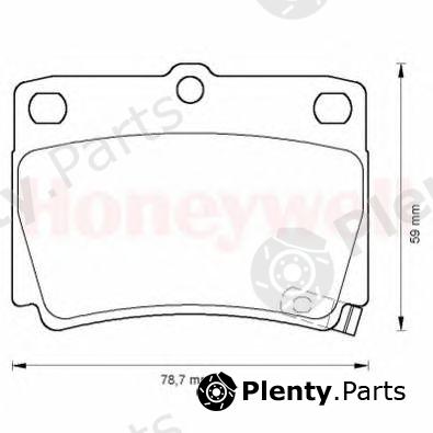 BENDIX part 572519B Brake Pad Set, disc brake