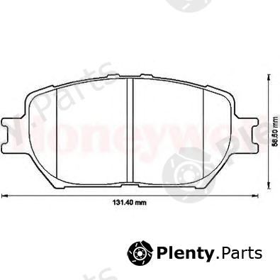  BENDIX part 572553B Brake Pad Set, disc brake