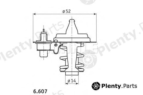  BEHR THERMOT-TRONIK part TX7688D Thermostat, coolant
