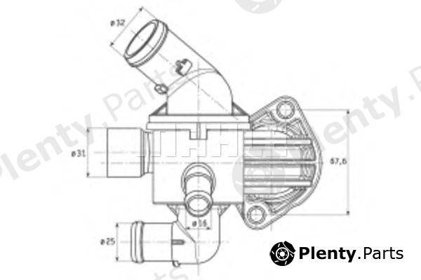  BEHR THERMOT-TRONIK part TI1592 Thermostat, coolant
