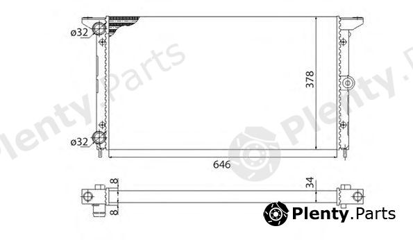  MAGNETI MARELLI part 350213692003 Radiator, engine cooling