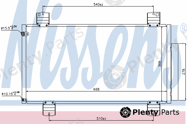  NISSENS part 940113 Condenser, air conditioning