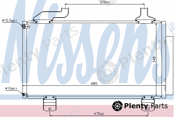  NISSENS part 940114 Condenser, air conditioning