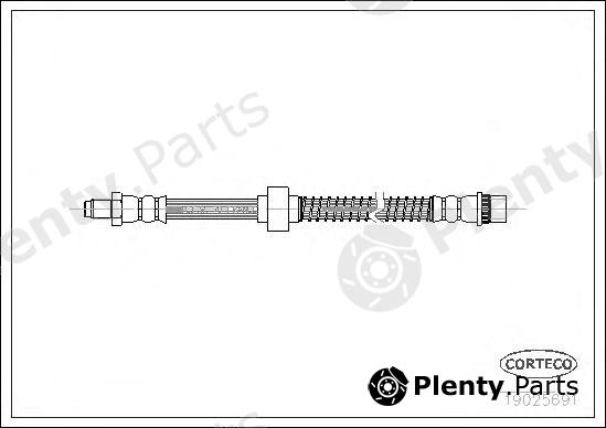  CORTECO part 19025691 Brake Hose