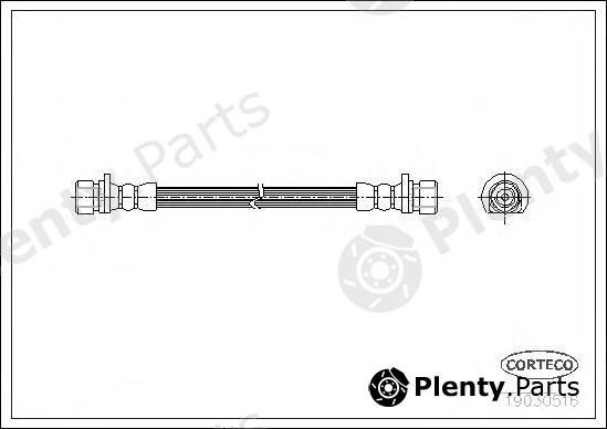  CORTECO part 19030516 Brake Hose