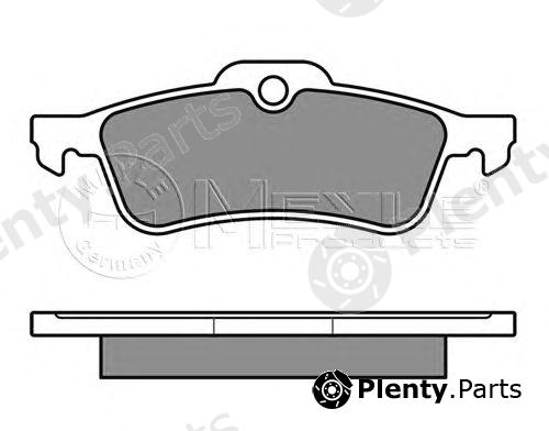  MEYLE part 0252371616 Brake Pad Set, disc brake