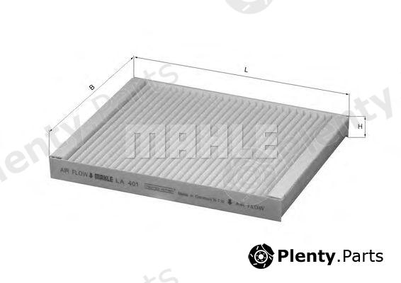  MAHLE ORIGINAL part LA401 Filter, interior air