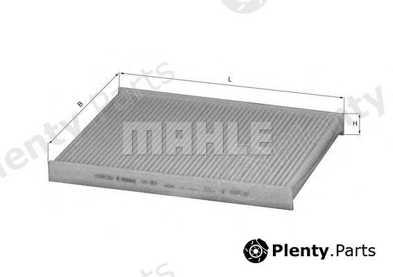  MAHLE ORIGINAL part LA463 Filter, interior air