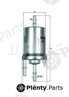  MAHLE ORIGINAL part KL156/1 (KL1561) Fuel filter