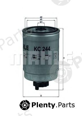  MAHLE ORIGINAL part KC244 Fuel filter