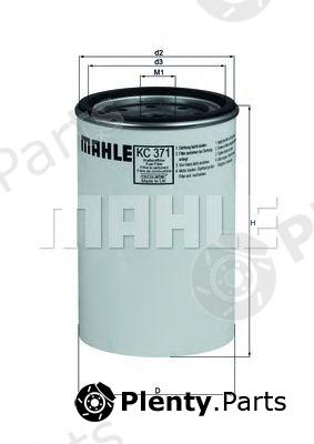  MAHLE ORIGINAL part KC371D Fuel filter