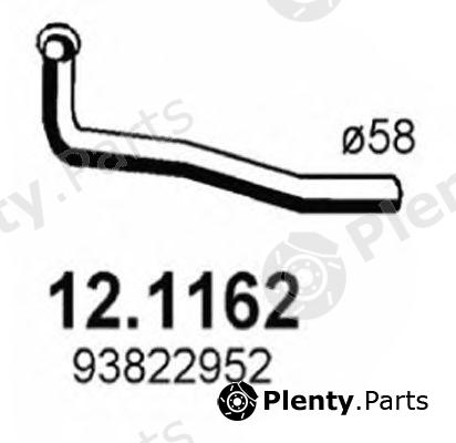  ASSO part 12.1162 (121162) Exhaust Pipe