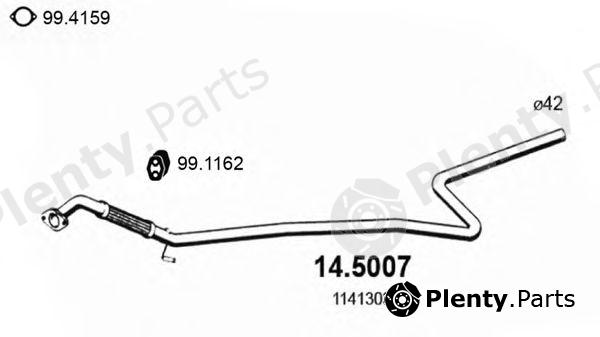  ASSO part 14.5007 (145007) Exhaust Pipe