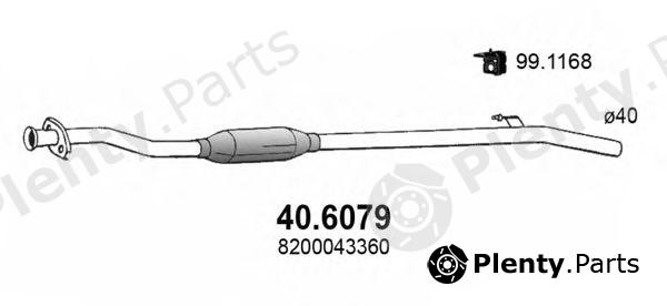  ASSO part 40.6079 (406079) Middle Silencer