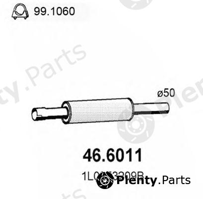  ASSO part 46.6011 (466011) Middle Silencer