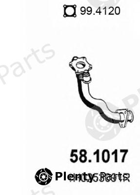  ASSO part 58.1017 (581017) Exhaust Pipe