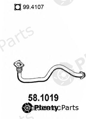  ASSO part 58.1019 (581019) Exhaust Pipe
