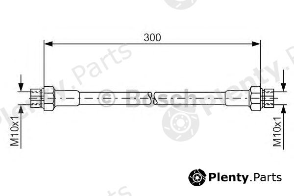  BOSCH part 1987476226 Brake Hose