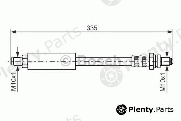 BOSCH part 1987476627 Brake Hose
