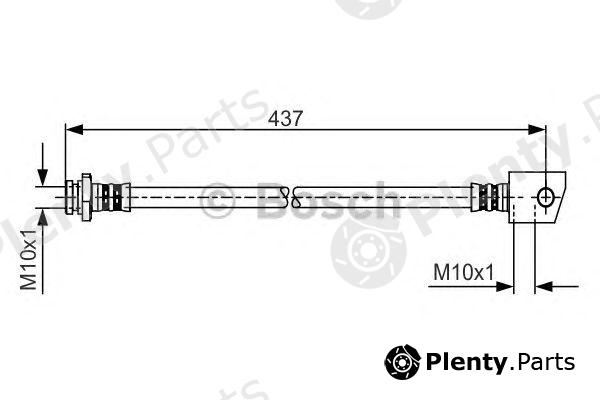  BOSCH part 1987481231 Brake Hose