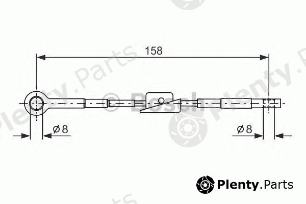  BOSCH part 1987482242 Cable, parking brake