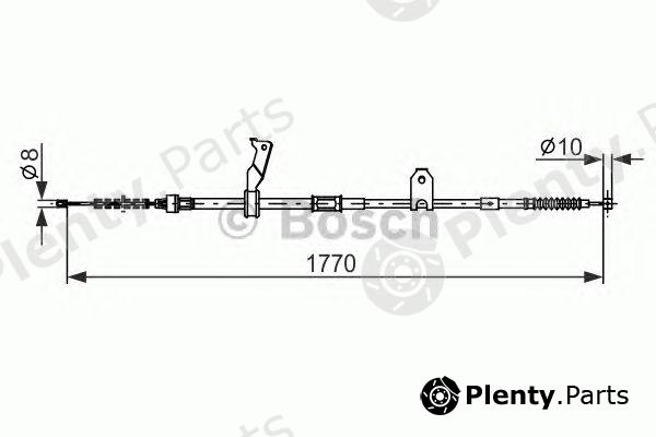  BOSCH part 1987482300 Cable, parking brake