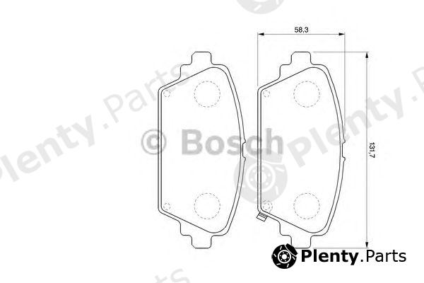  BOSCH part 0986424663 Brake Pad Set, disc brake