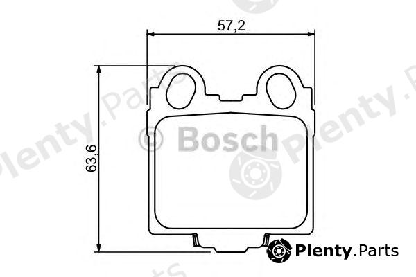  BOSCH part 0986494231 Brake Pad Set, disc brake