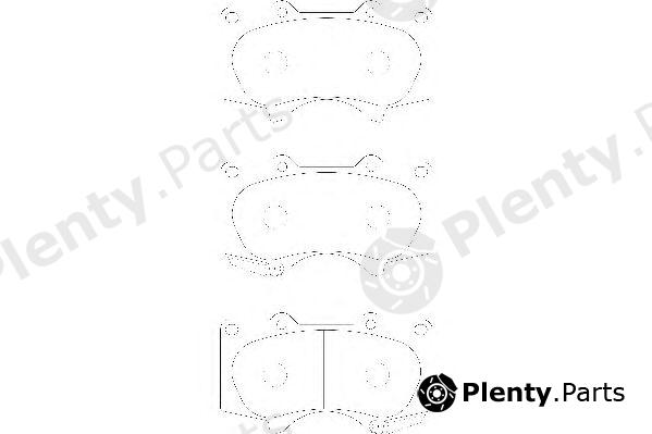  WAGNER part WBP24024A Brake Pad Set, disc brake