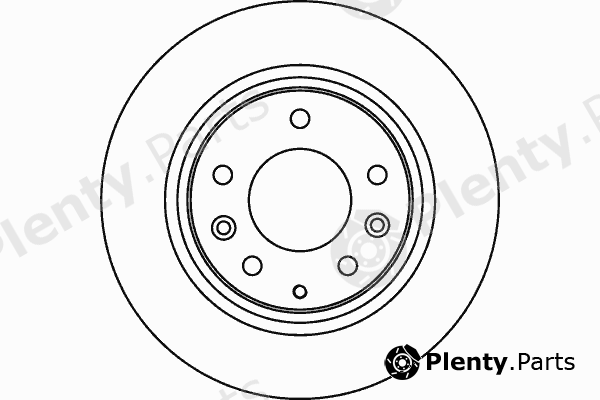 TEXTAR part 92125600 Brake Disc