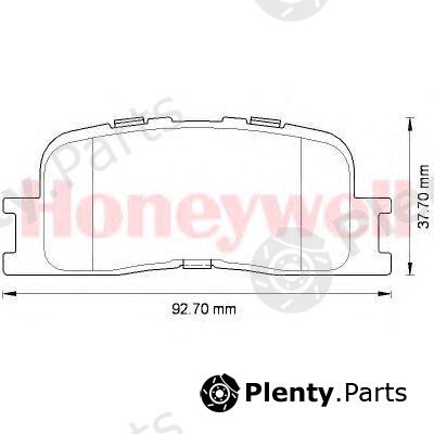  JURID part 572583J Brake Pad Set, disc brake
