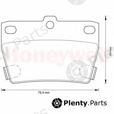  BENDIX part 572488B Brake Pad Set, disc brake