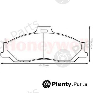  BENDIX part 572537B Brake Pad Set, disc brake