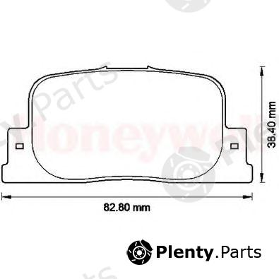  BENDIX part 572559B Brake Pad Set, disc brake