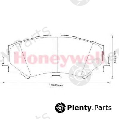  BENDIX part 572598B Brake Pad Set, disc brake