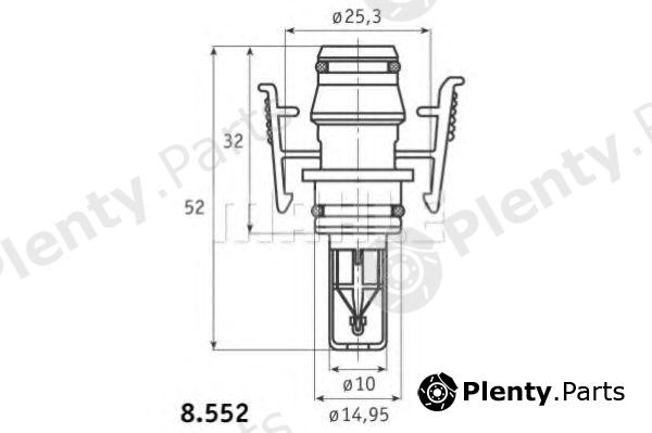  BEHR THERMOT-TRONIK part TSE3 Sensor, coolant temperature