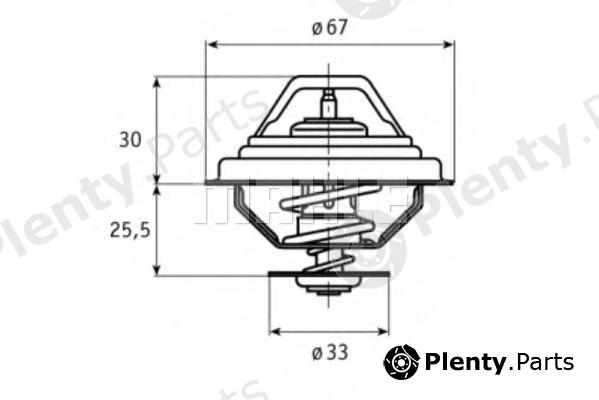  BEHR THERMOT-TRONIK part TX2892D Thermostat, coolant