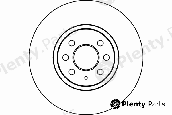  MINTEX part MDC1673 Brake Disc