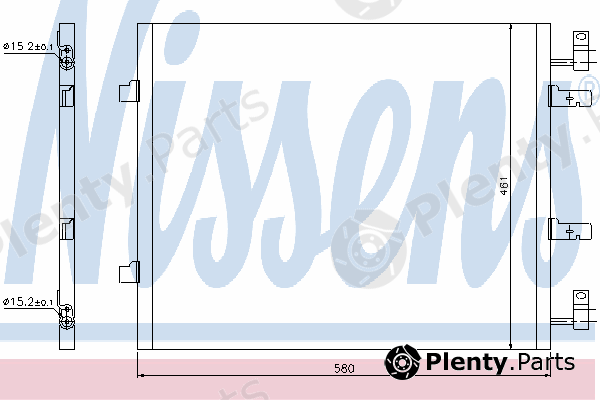  NISSENS part 940147 Condenser, air conditioning